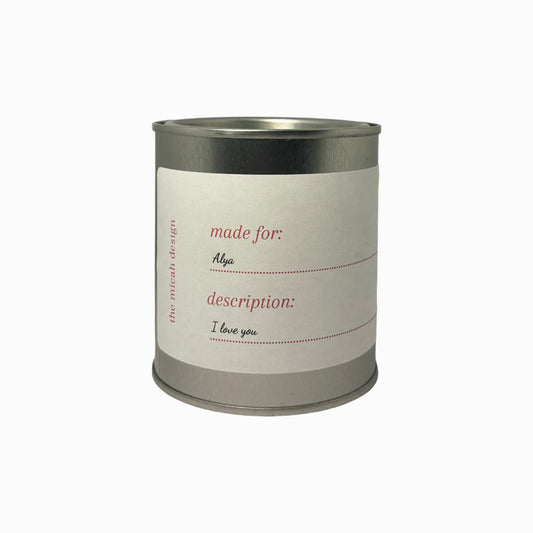 Bougie Personnalisable